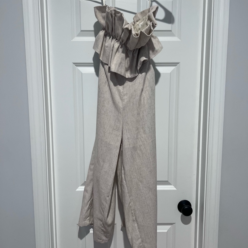 Strapless jumpsuit